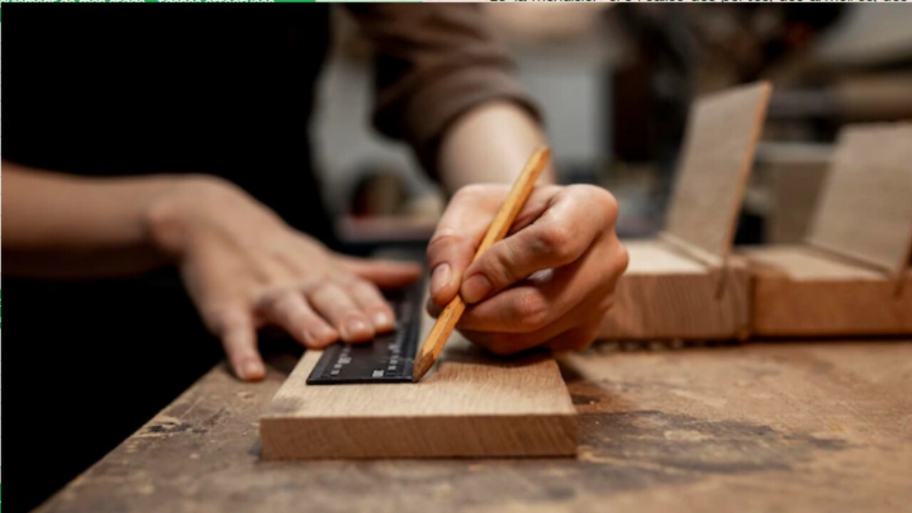 Le menuisier crée et installe des éléments en bois, apportant fonctionnalité et beauté aux intérieurs.