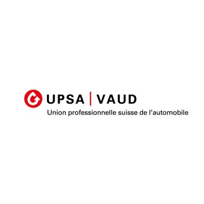 Logo UPSA-VD - Union professionnelle suisse de l'automobile, section vaudoise